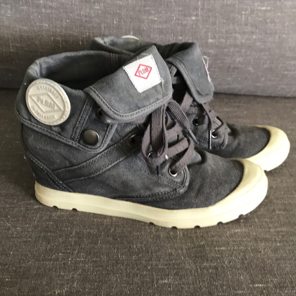 Palladium wedge sneakers